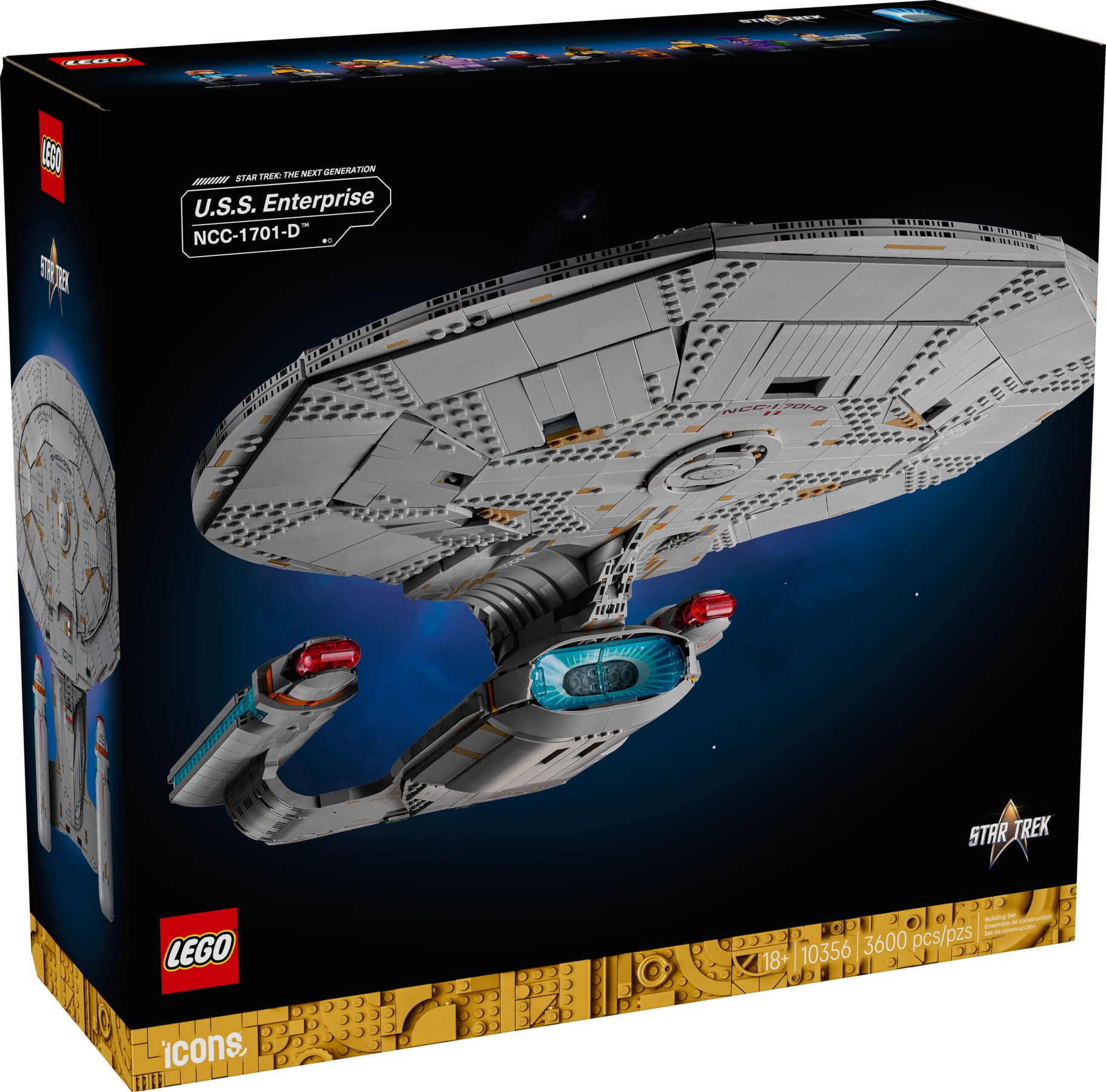 LEGO® 10356 Icons Star Trek: U.S.S. Enterprise NCC-1701-D™