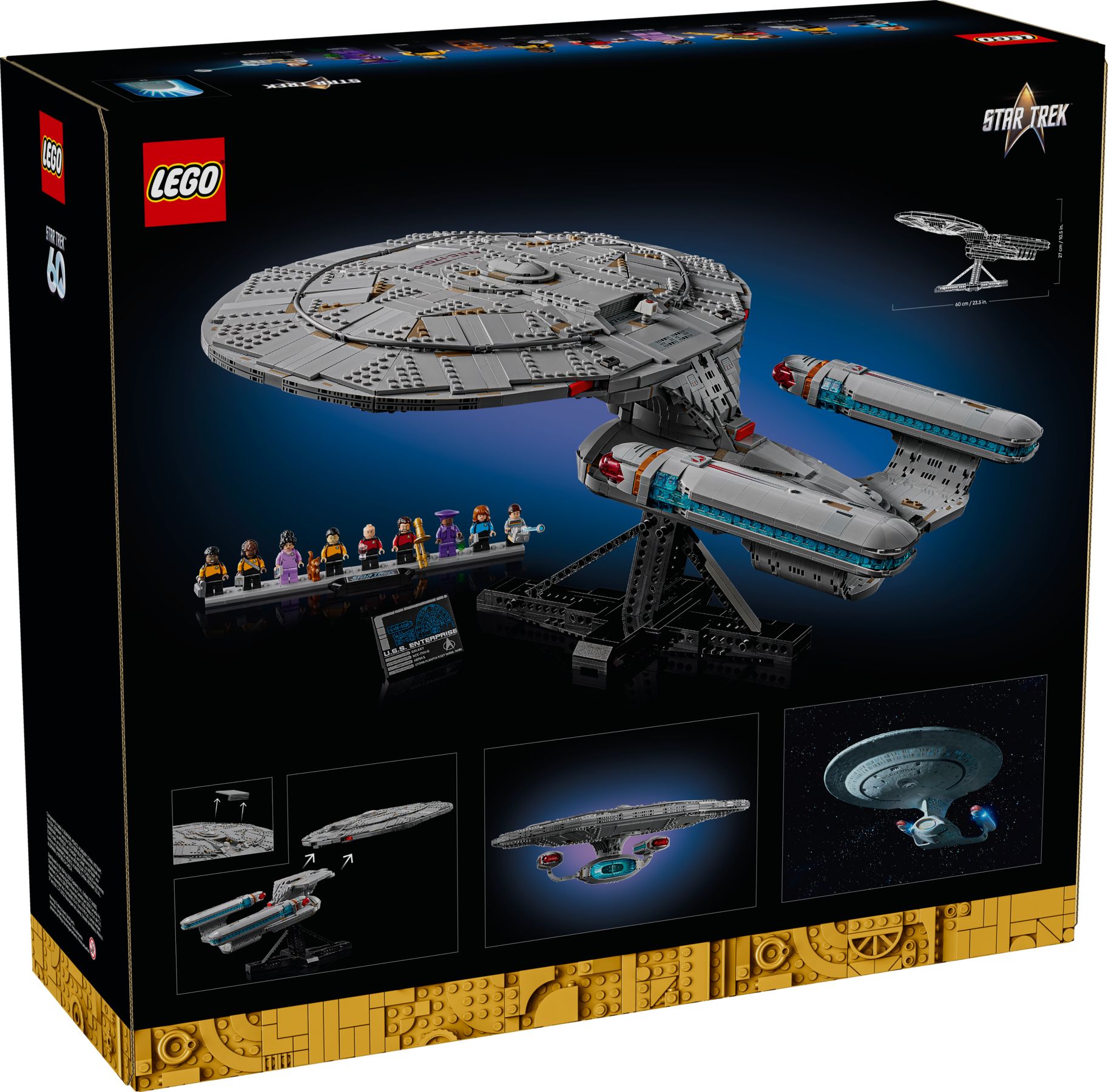 LEGO® 10356 Icons Star Trek: U.S.S. Enterprise NCC-1701-D™ – Bild 3