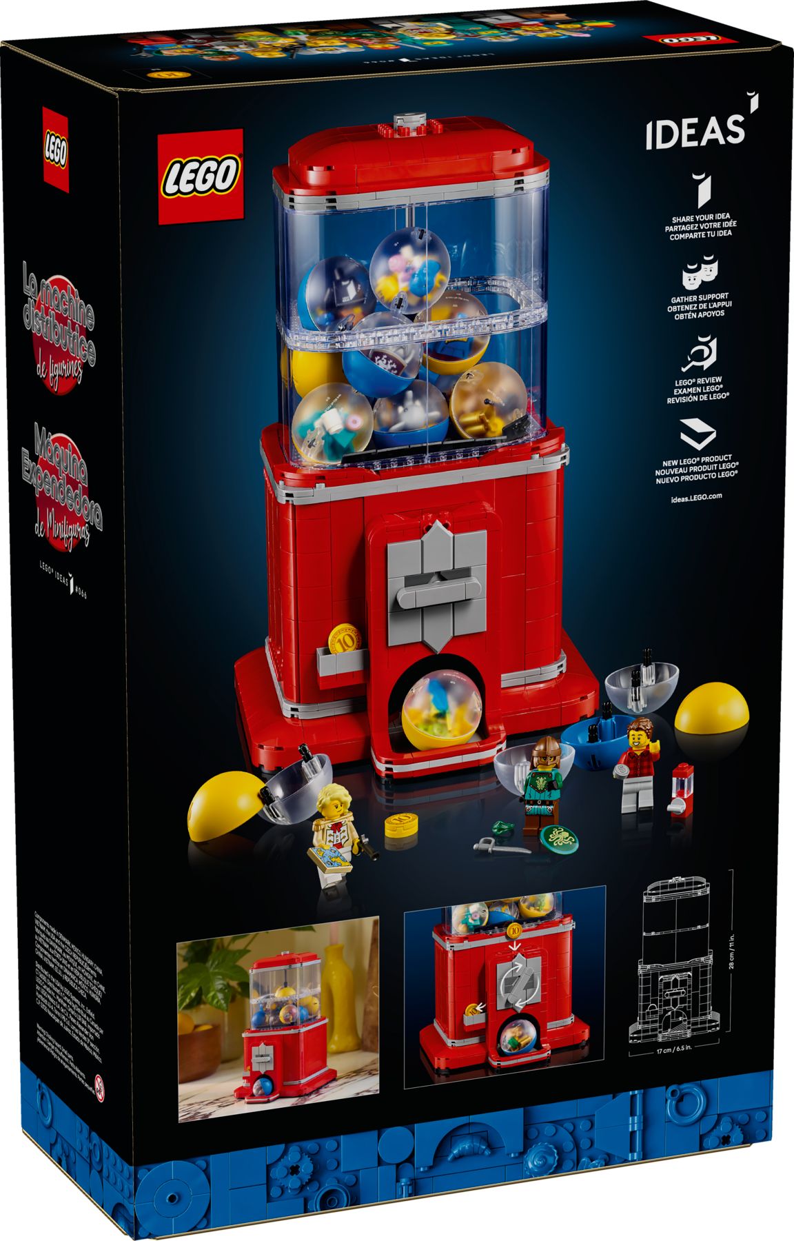 LEGO® 21358 Ideas Spielzeugautomat mit Minifiguren – Bild 3