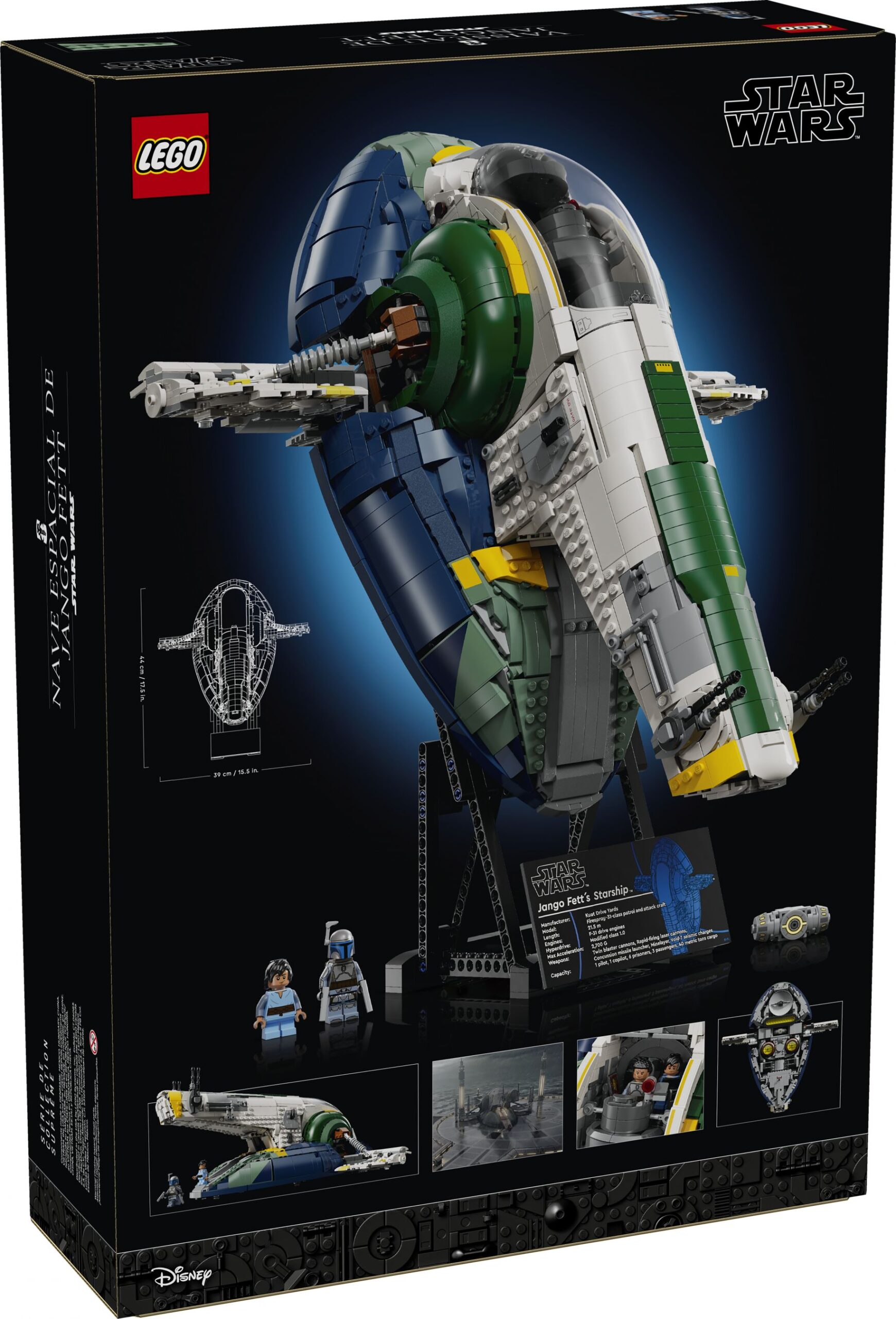 LEGO® 75409 Star Wars Jango Fetts Sternenschiff der Firespray-Klasse – Bild 3