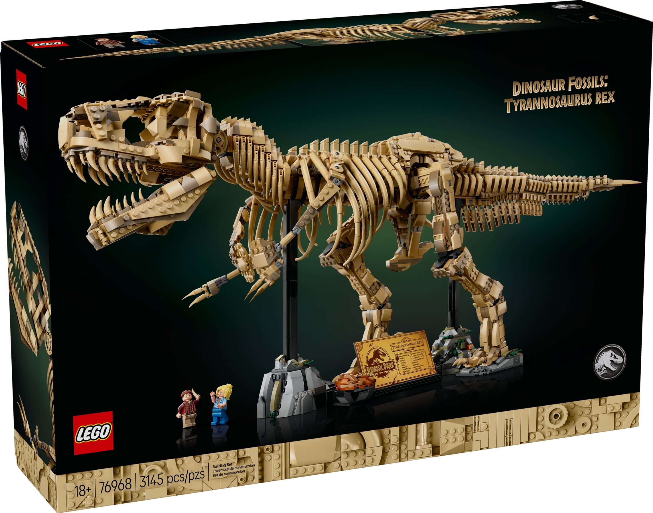 LEGO® 76968 Jurassic World Dinosaurier-Fossilien: Tyrannosaurus Rex