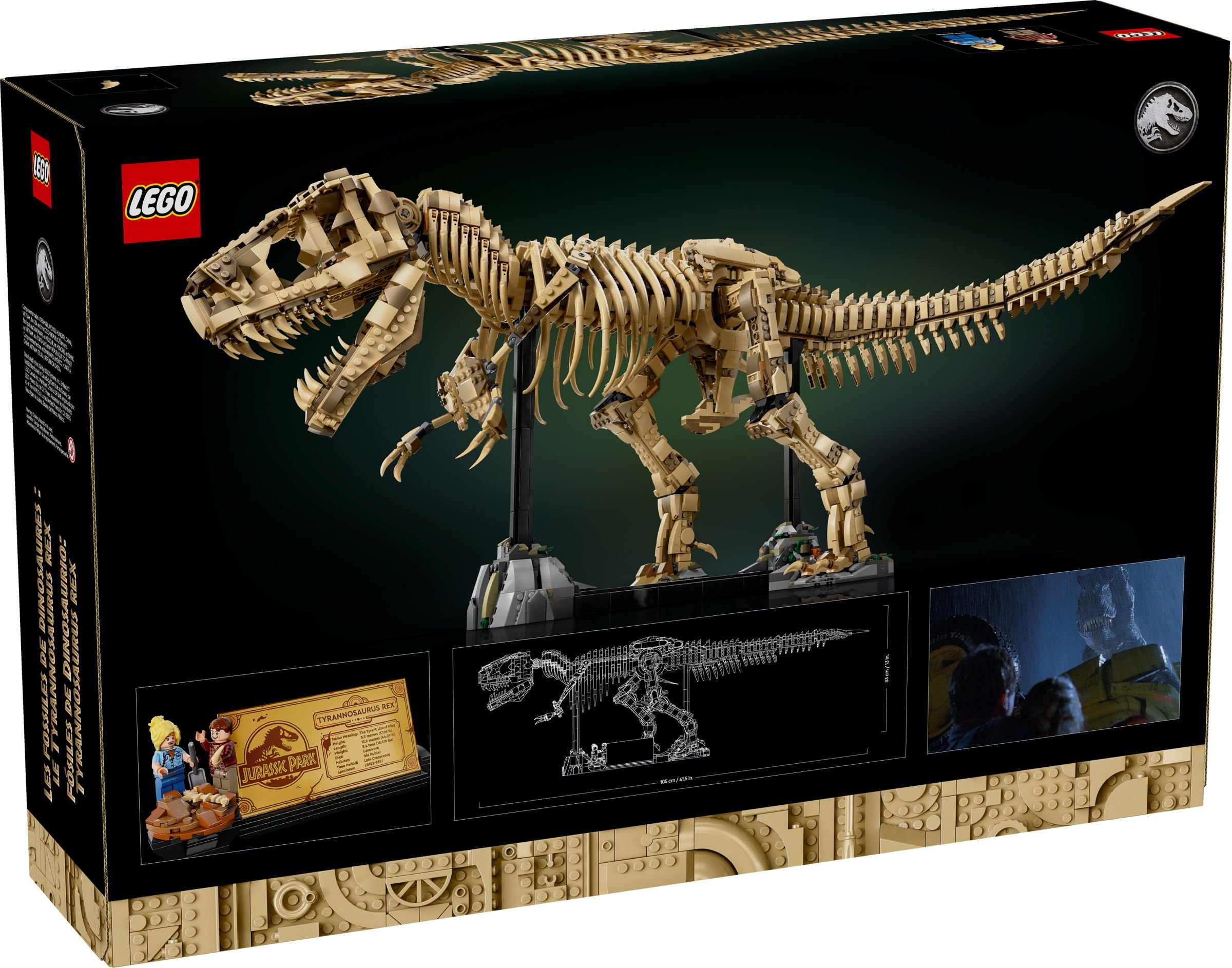 LEGO® 76968 Jurassic World Dinosaurier-Fossilien: Tyrannosaurus Rex – Bild 3