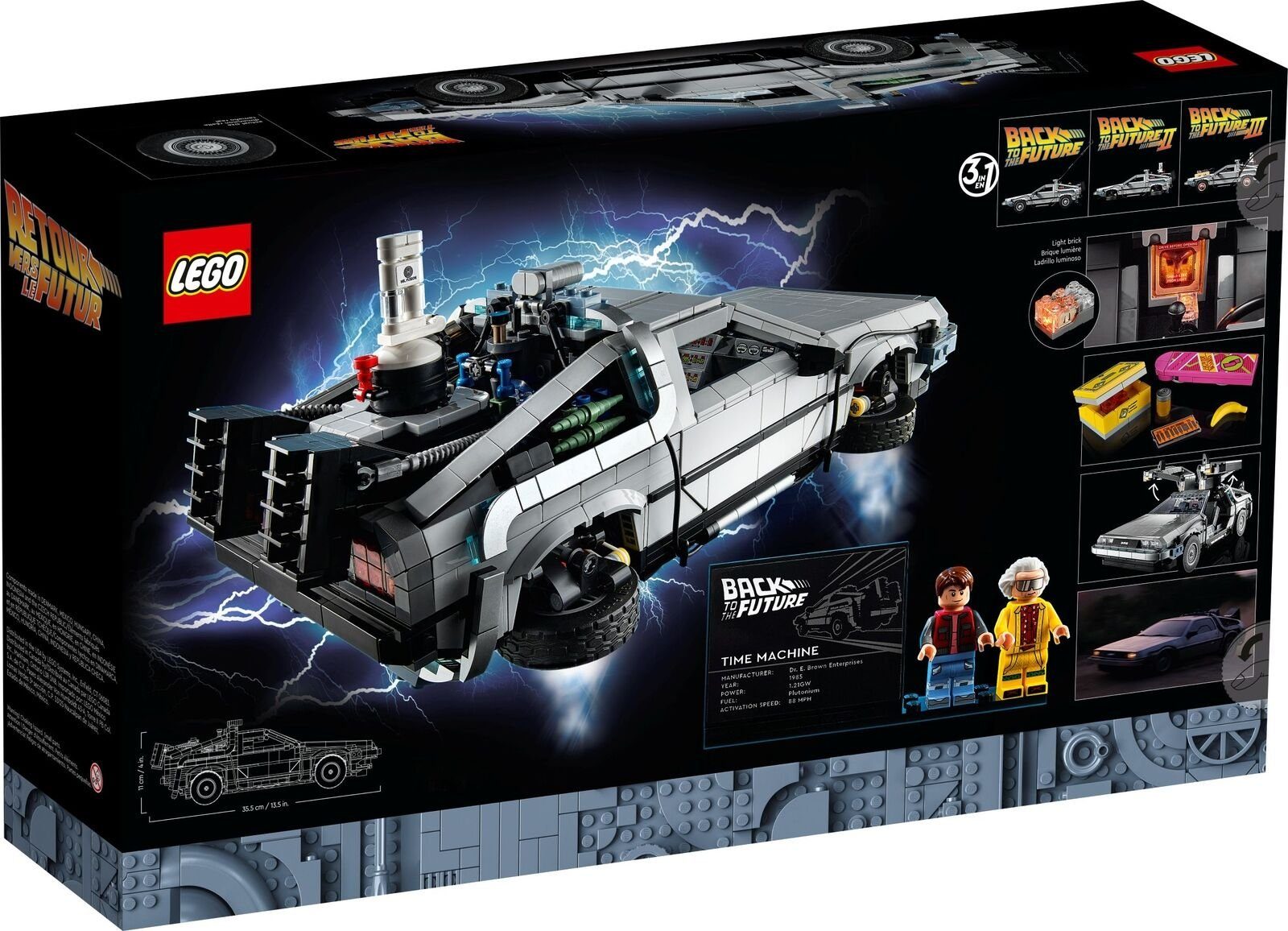 LEGO® 10300 Creator Expert Die Zeitmaschine aus Zurück in die Zukunft – Bild 3