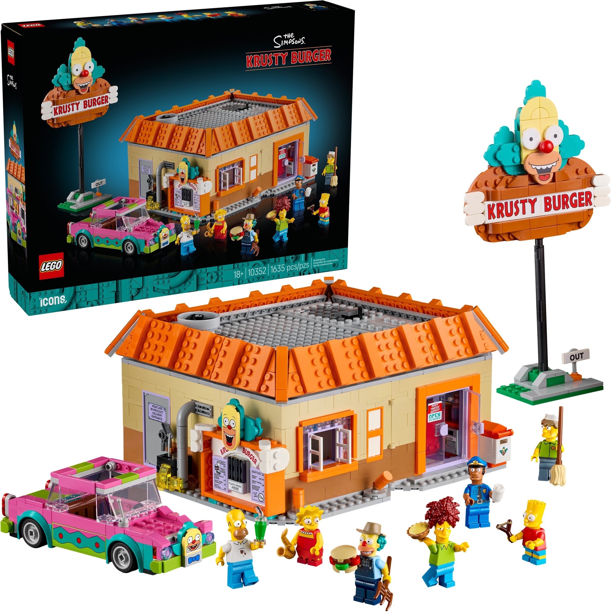 LEGO® 10352 Icons The Simpsons™: Krusty Burger