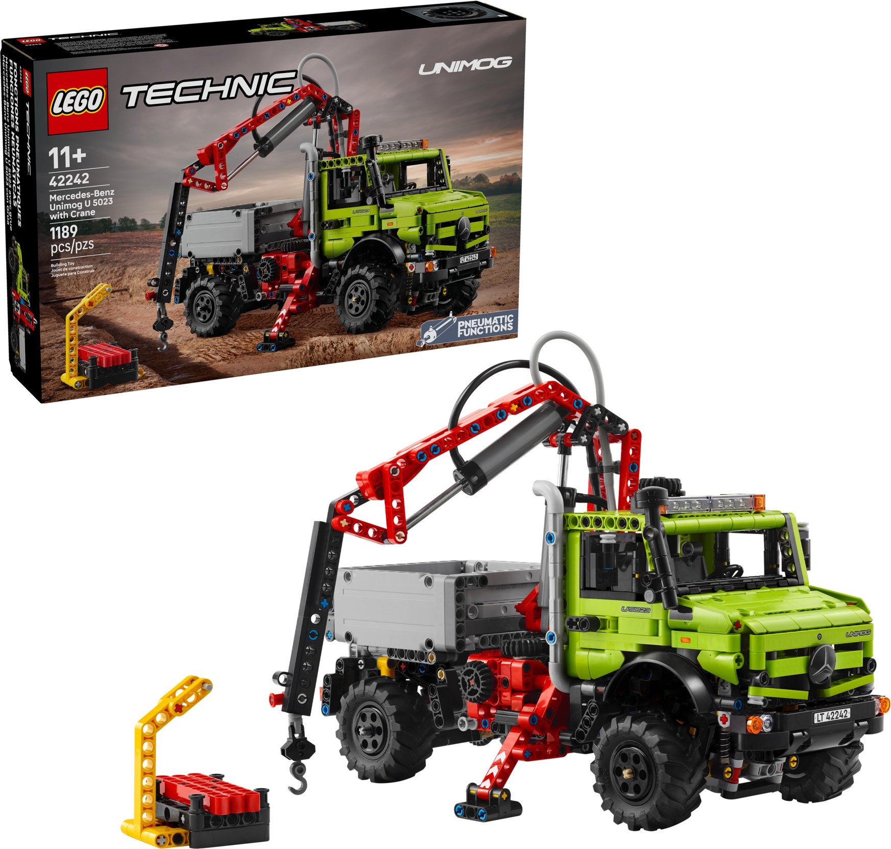 LEGO® 42242 Technic Mercedes-Benz Unimog U 5023 mit Kran