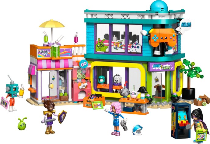 LEGO® 42674 Friends Comic- und Spieleladen – Bild 2