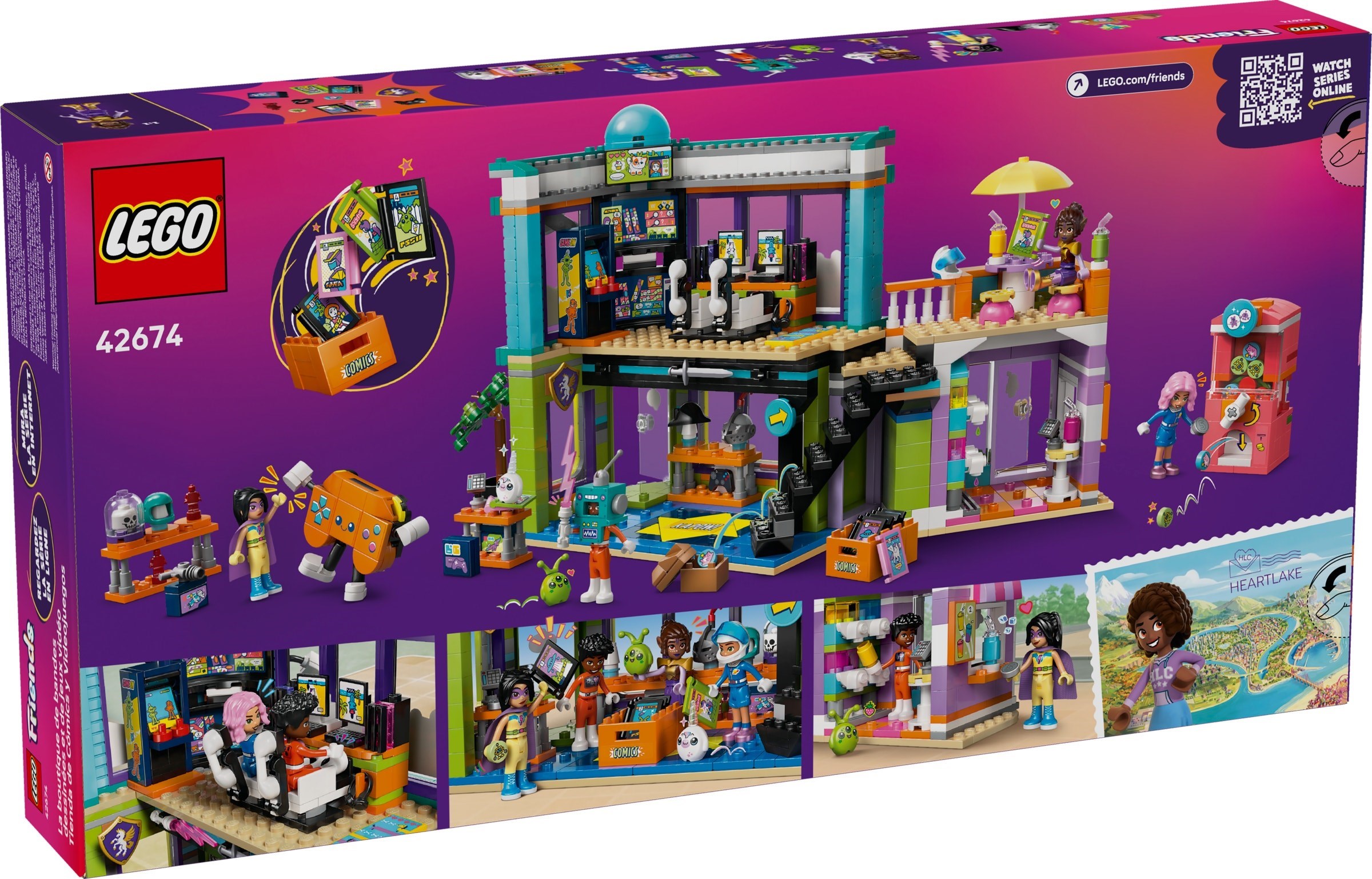 LEGO® 42674 Friends Comic- und Spieleladen – Bild 3